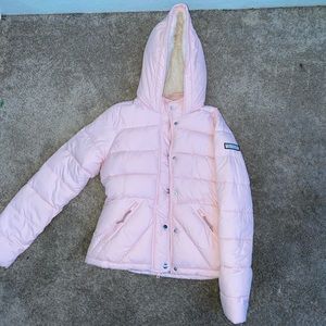 Hollister furry rain coat